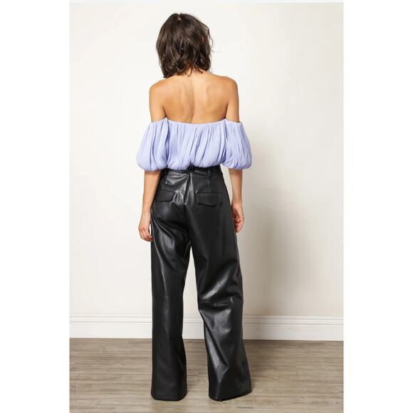 NWT! Line & Dot Audrey Off Shoulder Romantic Blouse - Size Medium - Picture 3 of 8